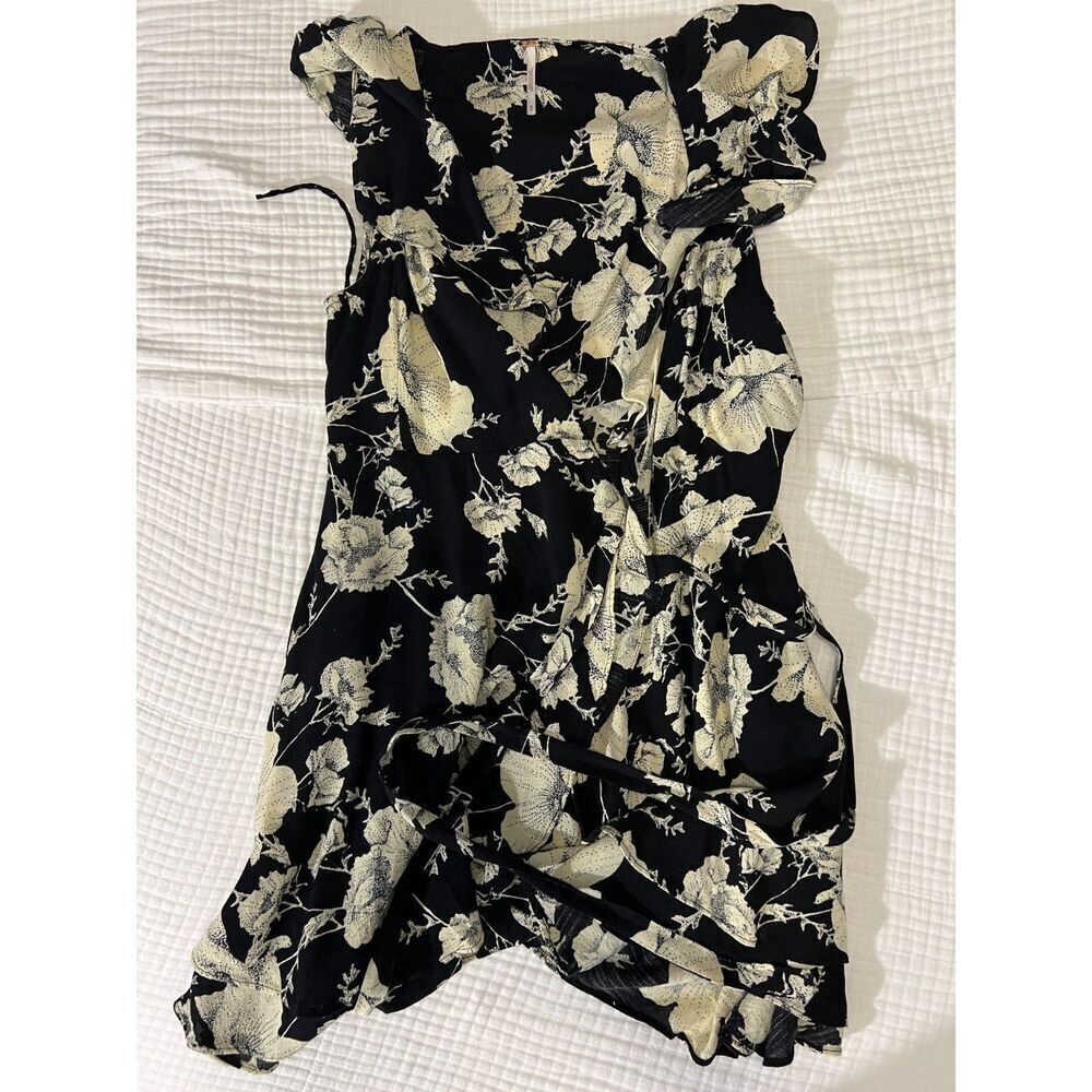 Free People Floral Wrap Dress